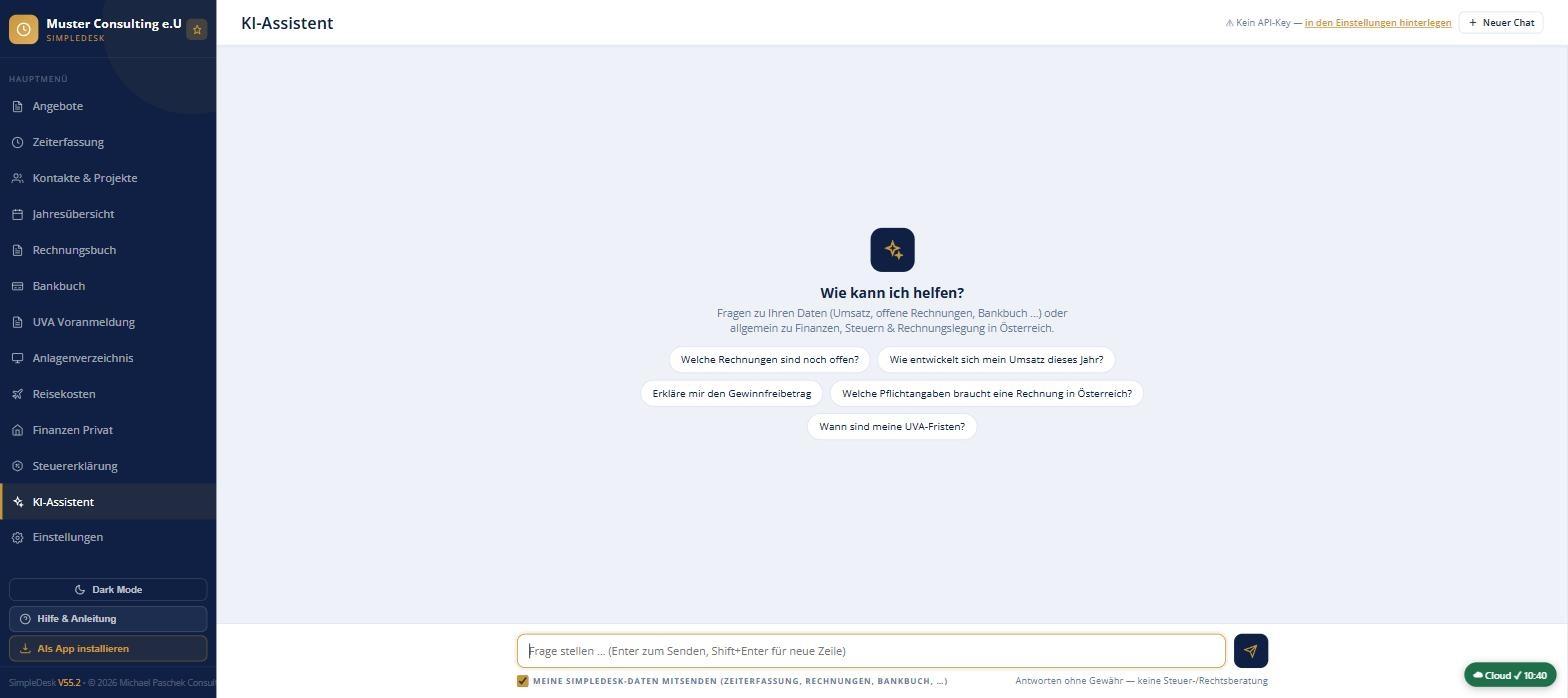 SimpleDesk – KI-Assistent